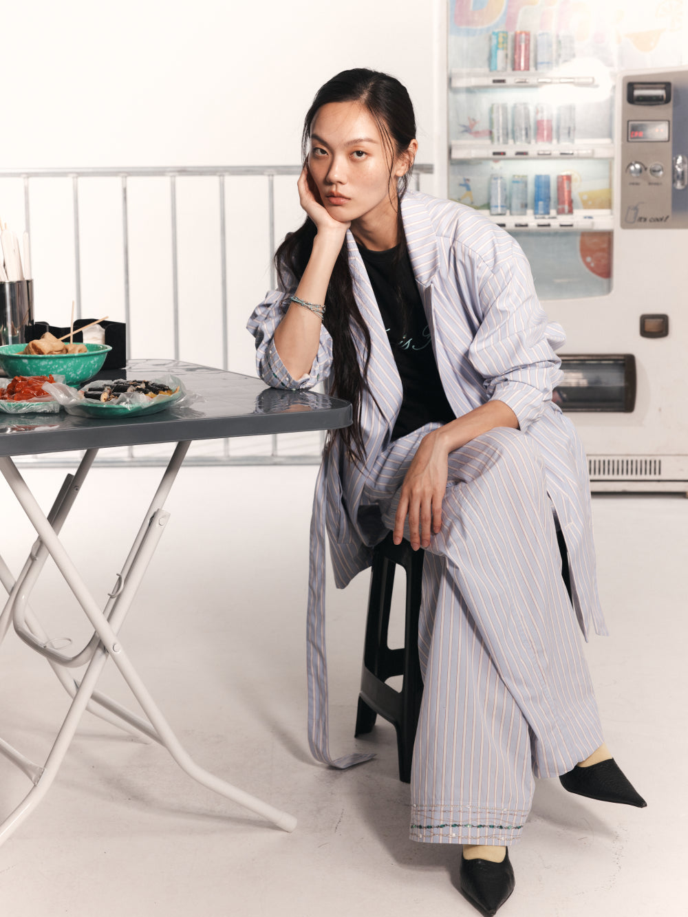 Belted Pajama Double Jacket