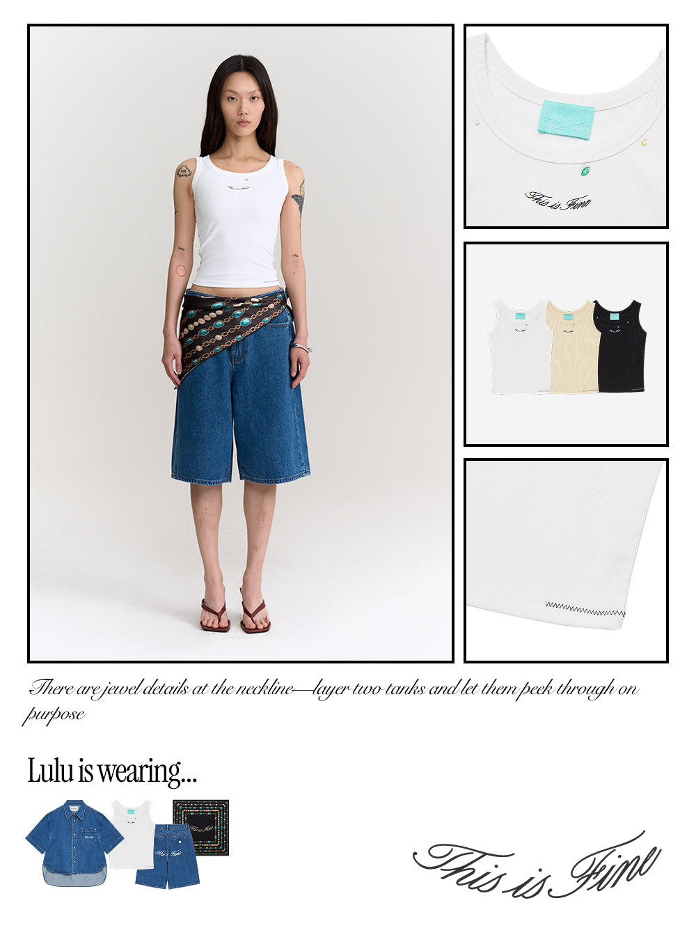 Ribbed Sleeveless Top