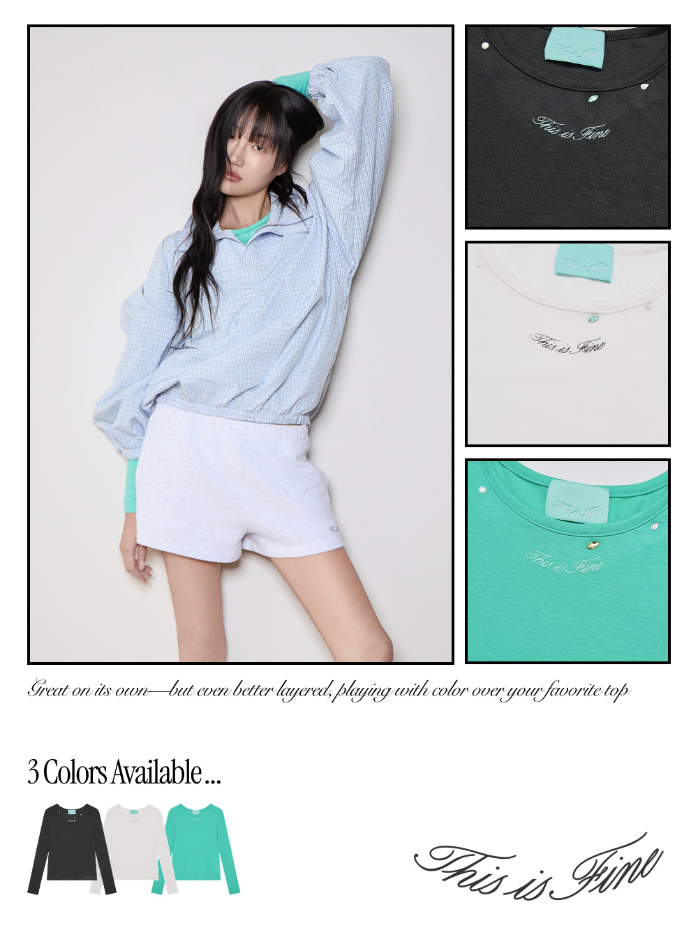 シグネチャー長袖Tシャツ