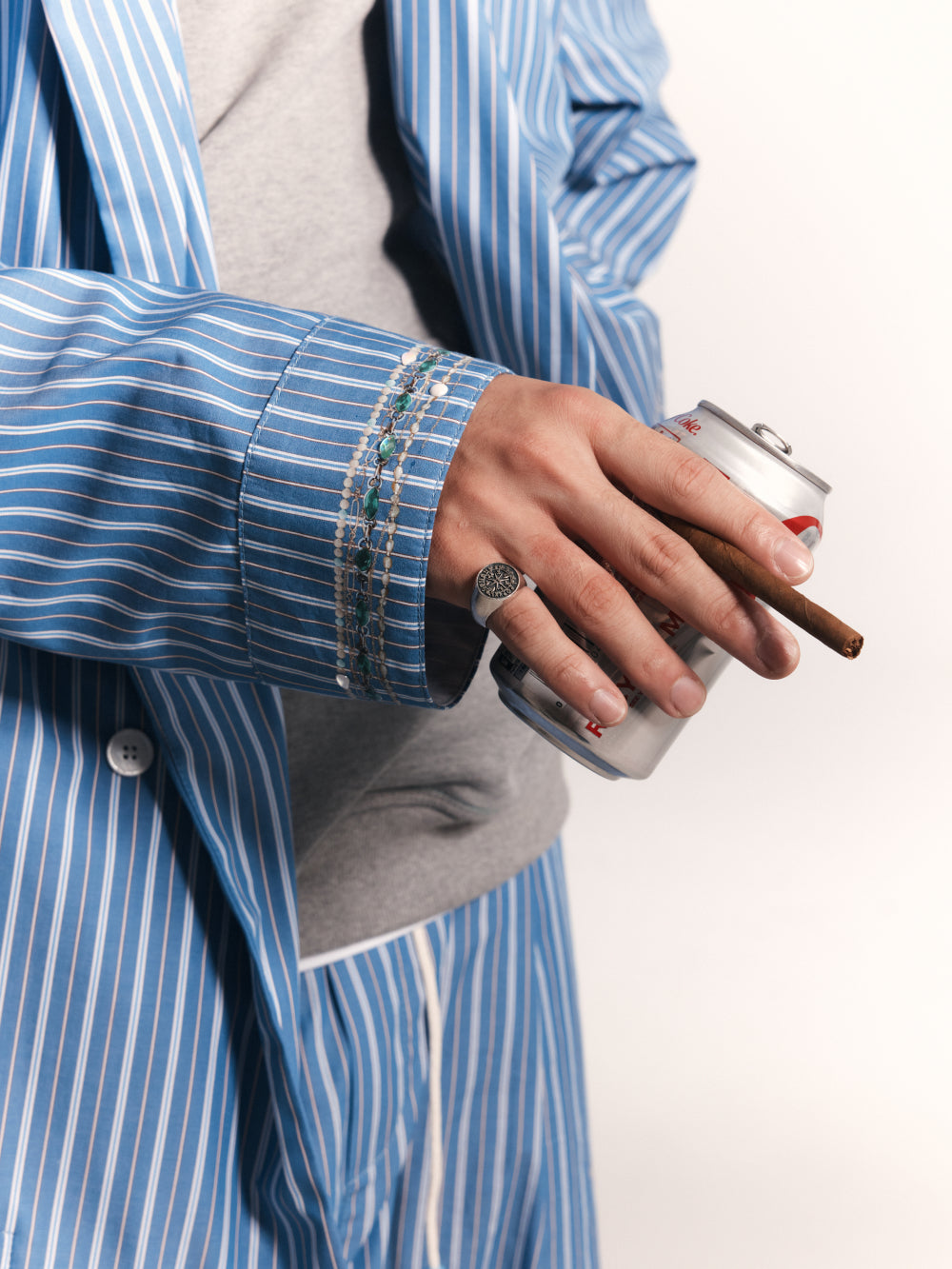 Belted Pajama Double Jacket