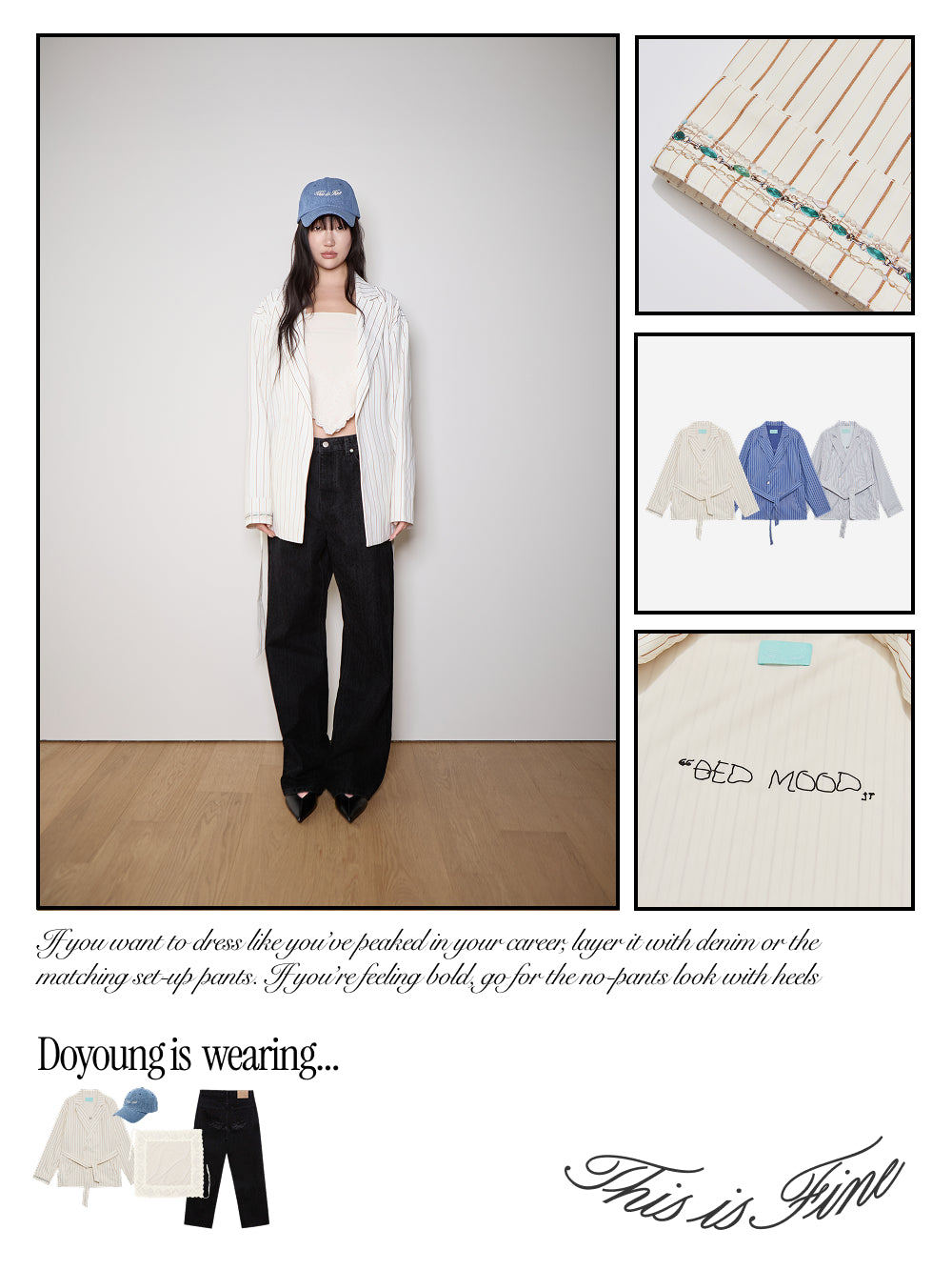 Belted Pajama Double Jacket