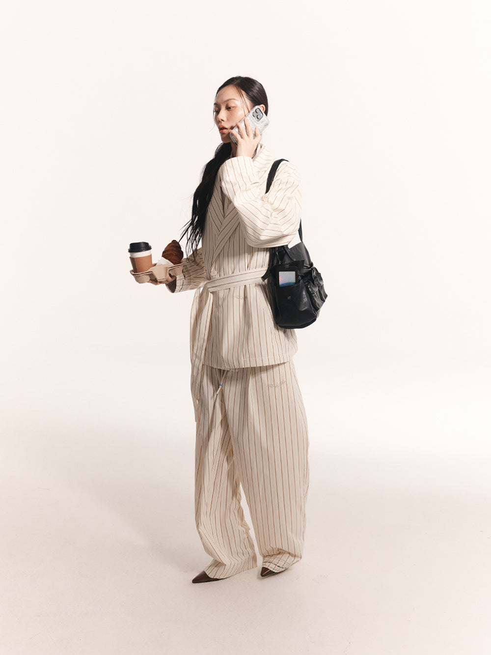 Belted Pajama Double Jacket