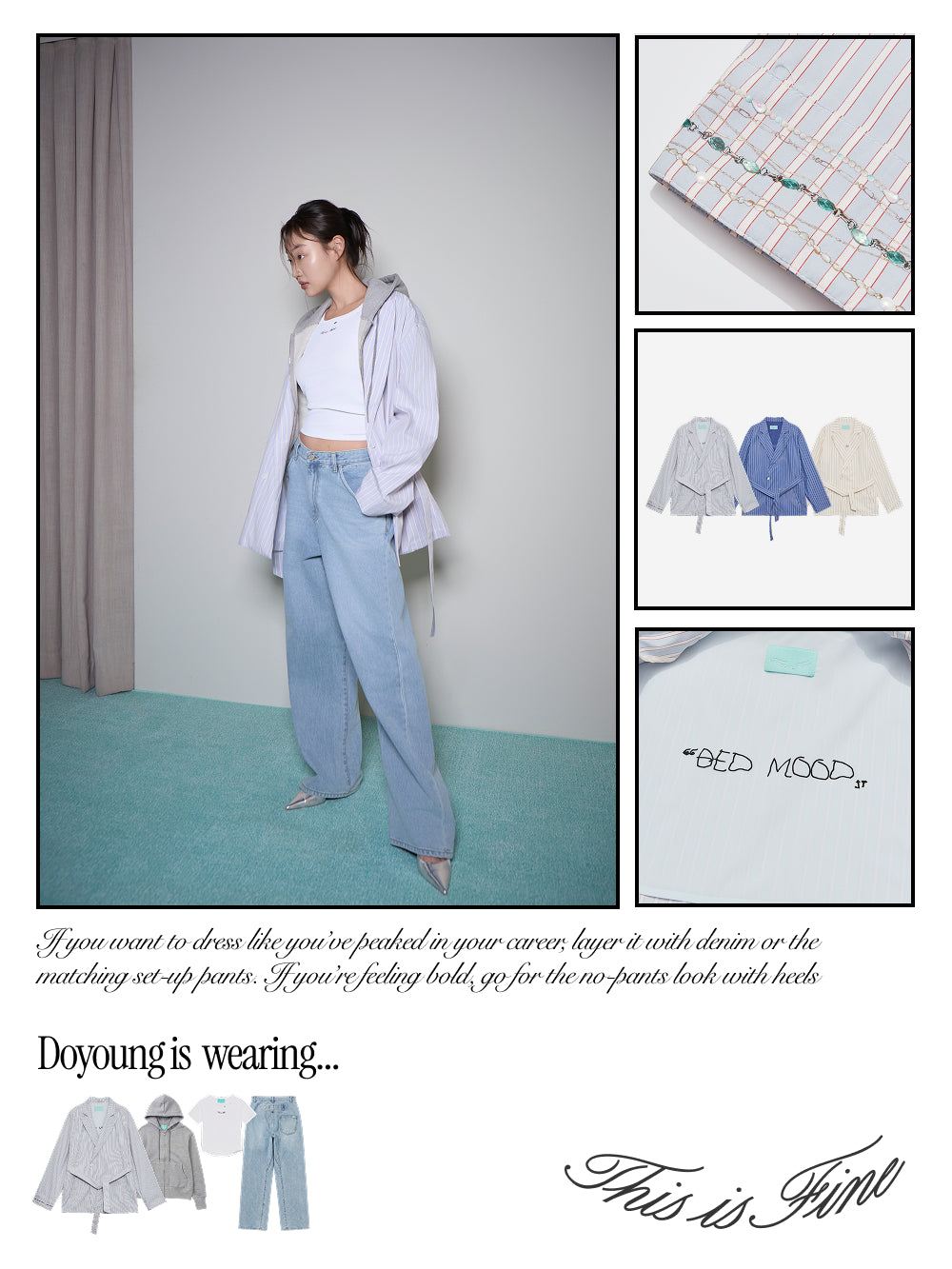Belted Pajama Double Jacket