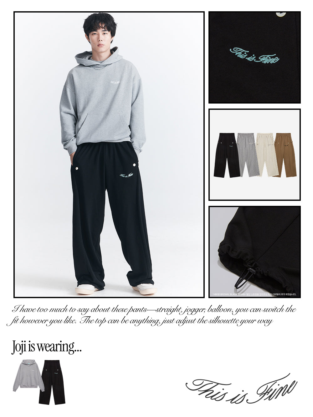 Button Sweatpants