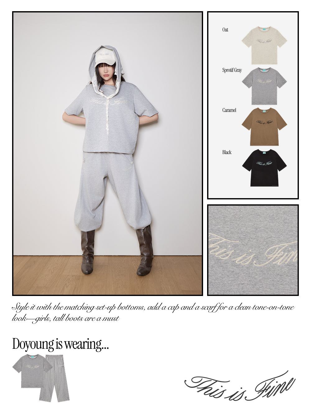 Oversized Signature Tee