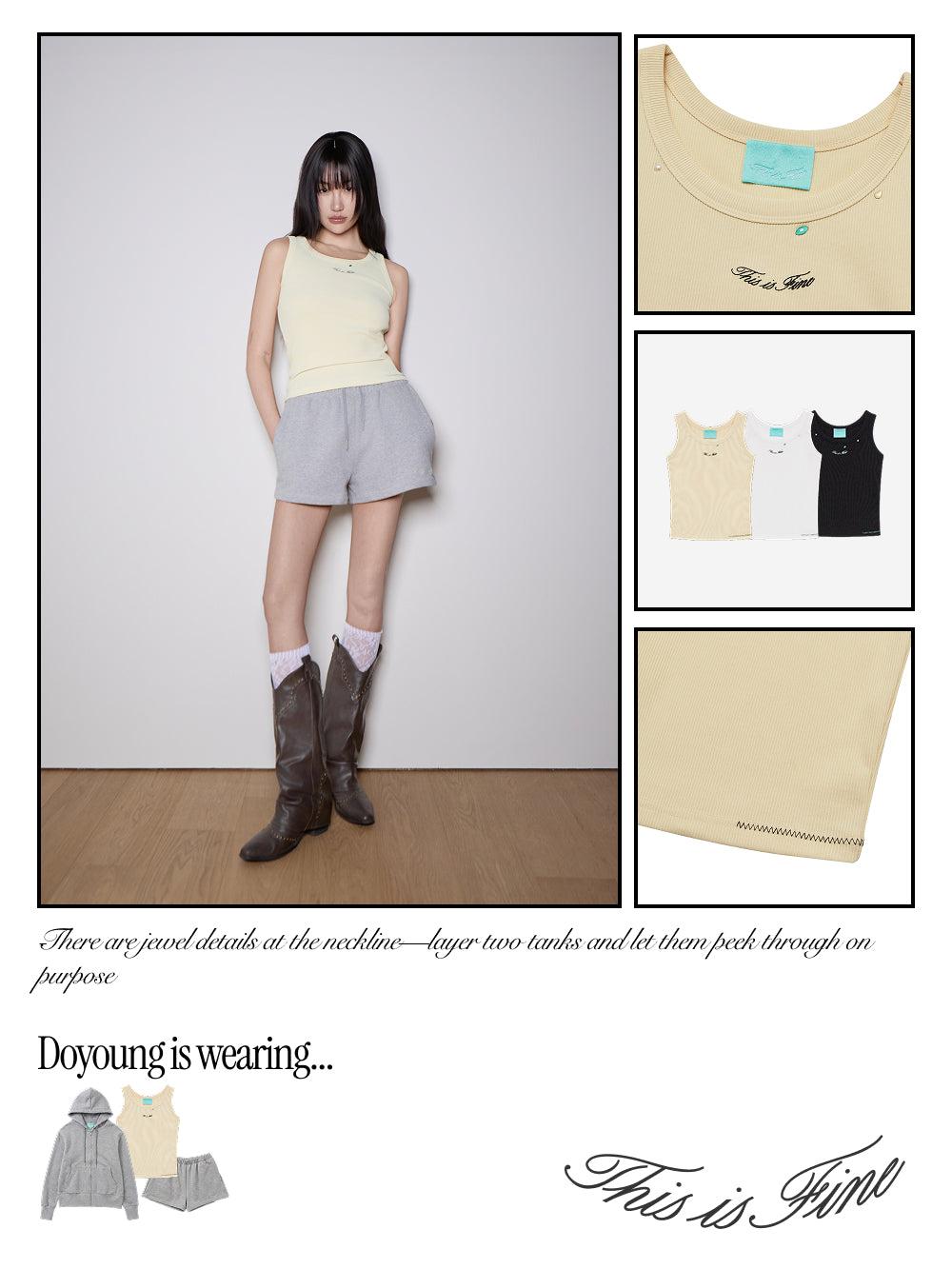 Ribbed Sleeveless Top