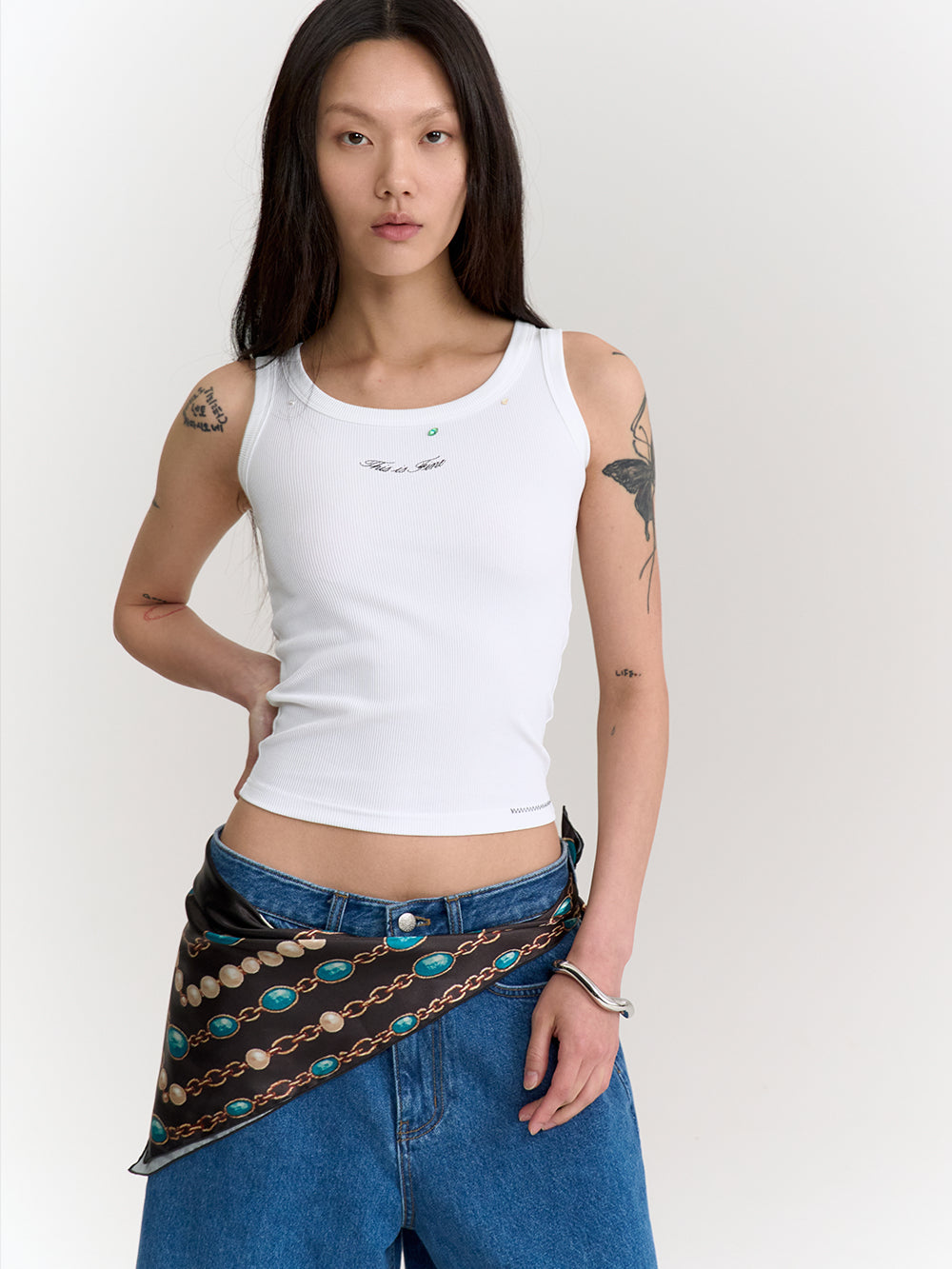 Ribbed Sleeveless Top