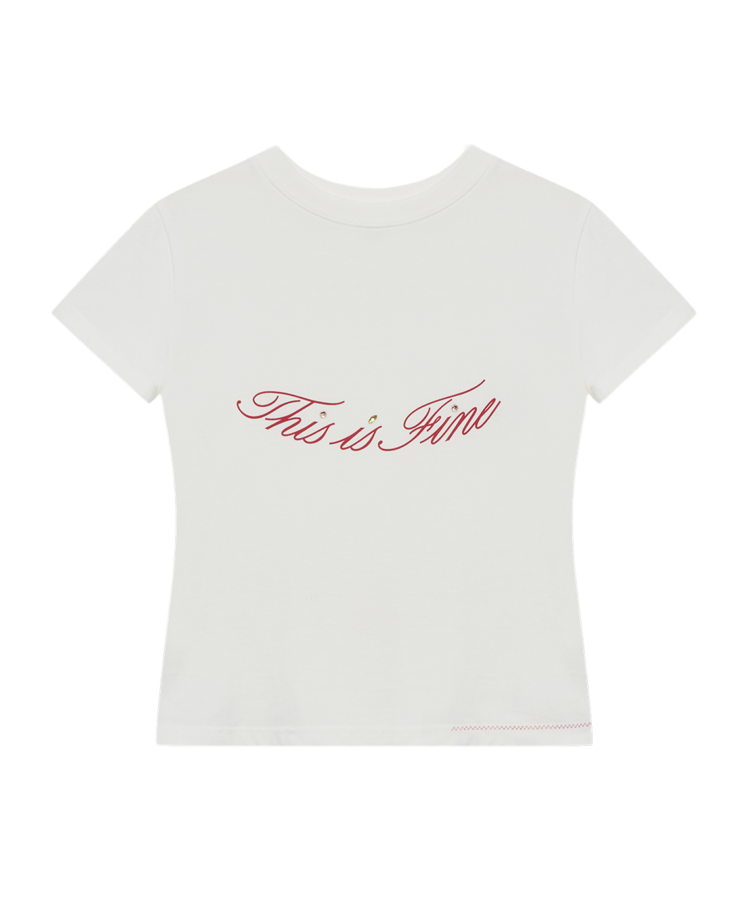 Cropped Signature Tee