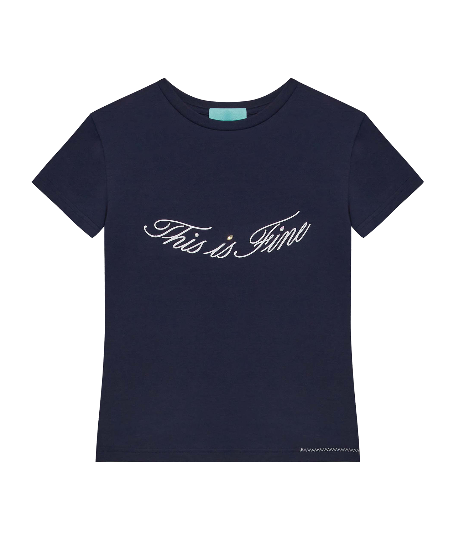Cropped Signature Tee