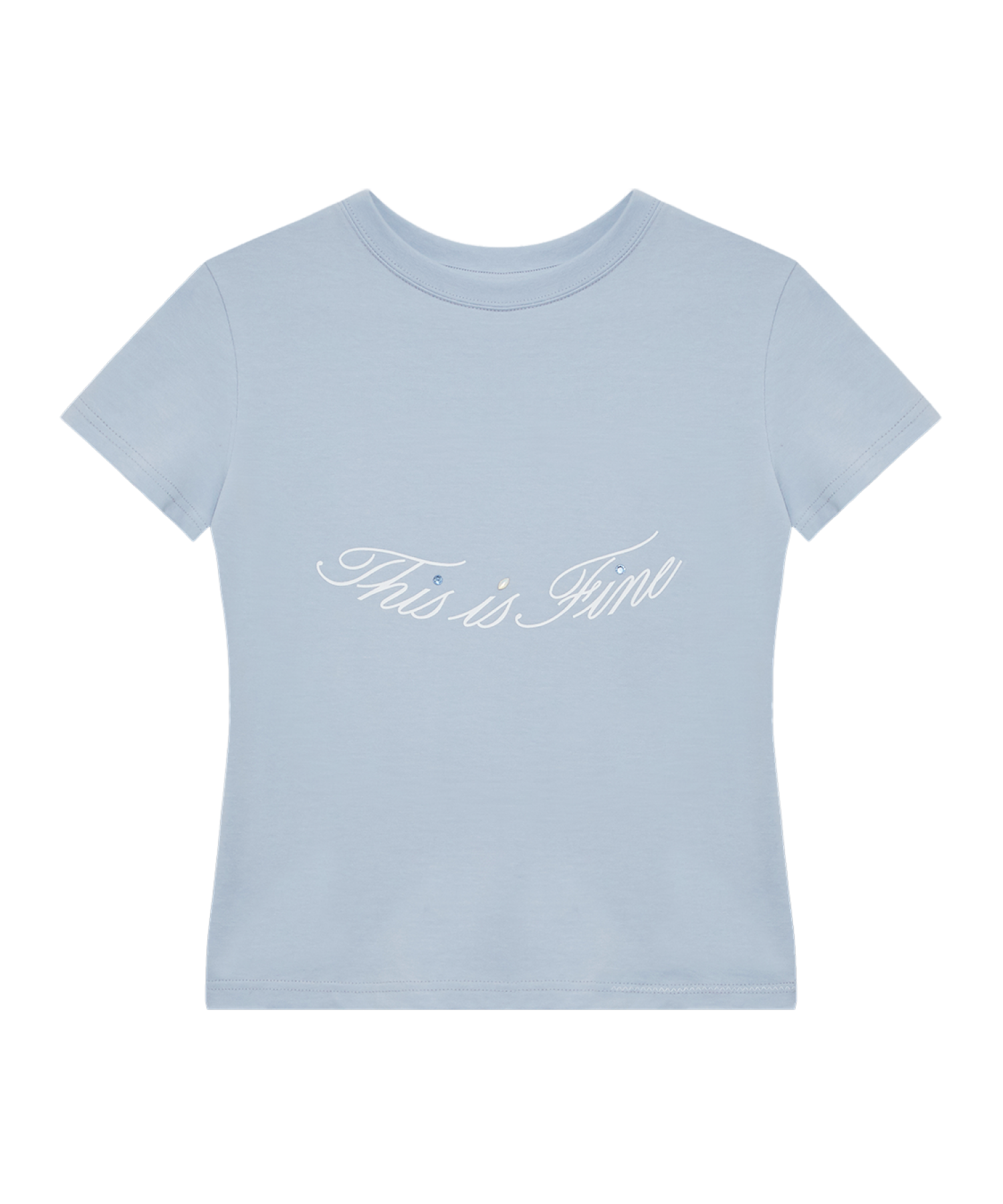 Cropped Signature Tee