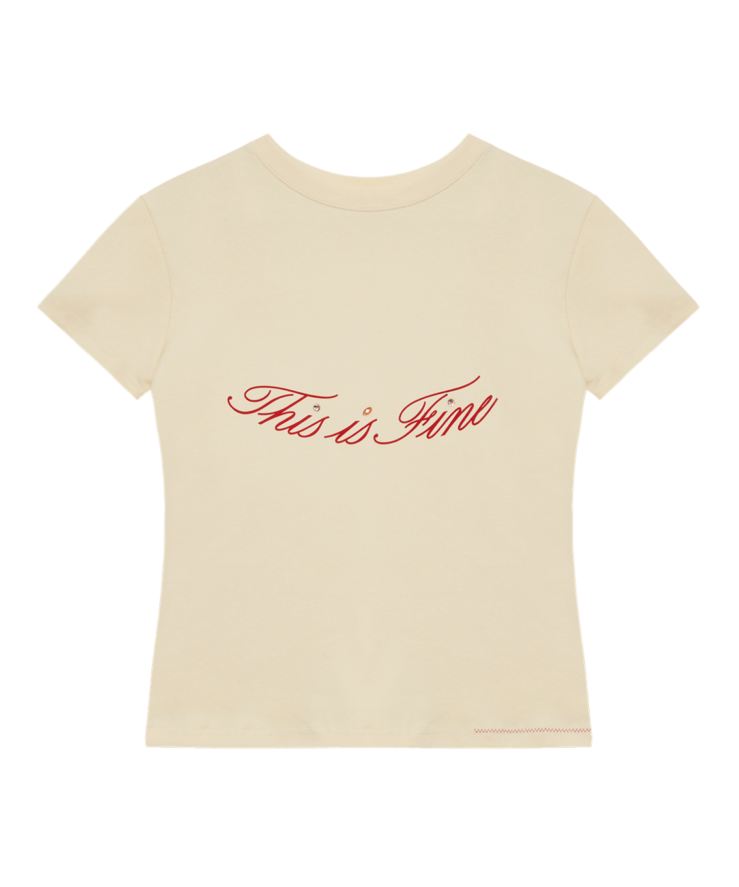 Cropped Signature Tee
