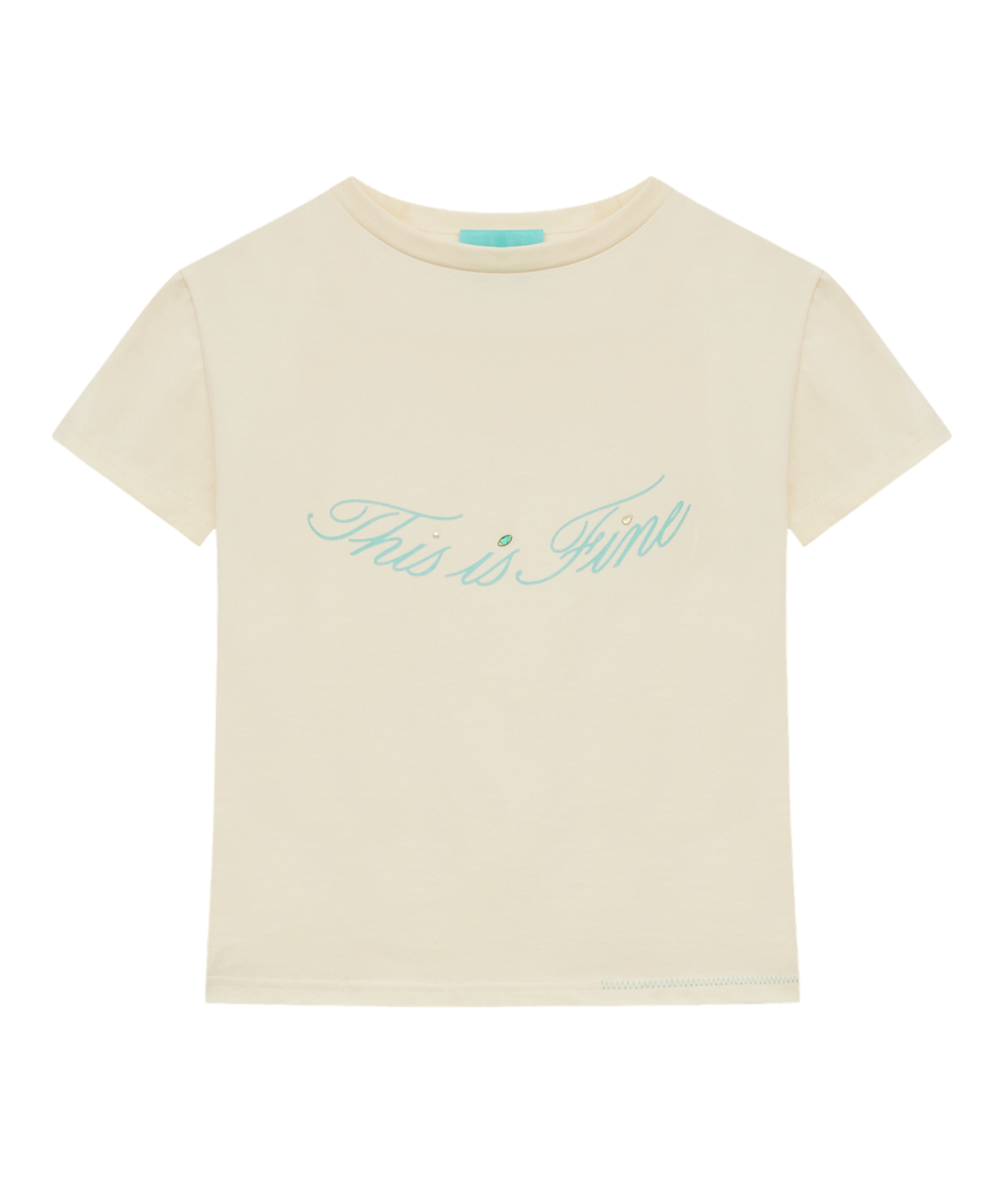 Cropped Signature Tee