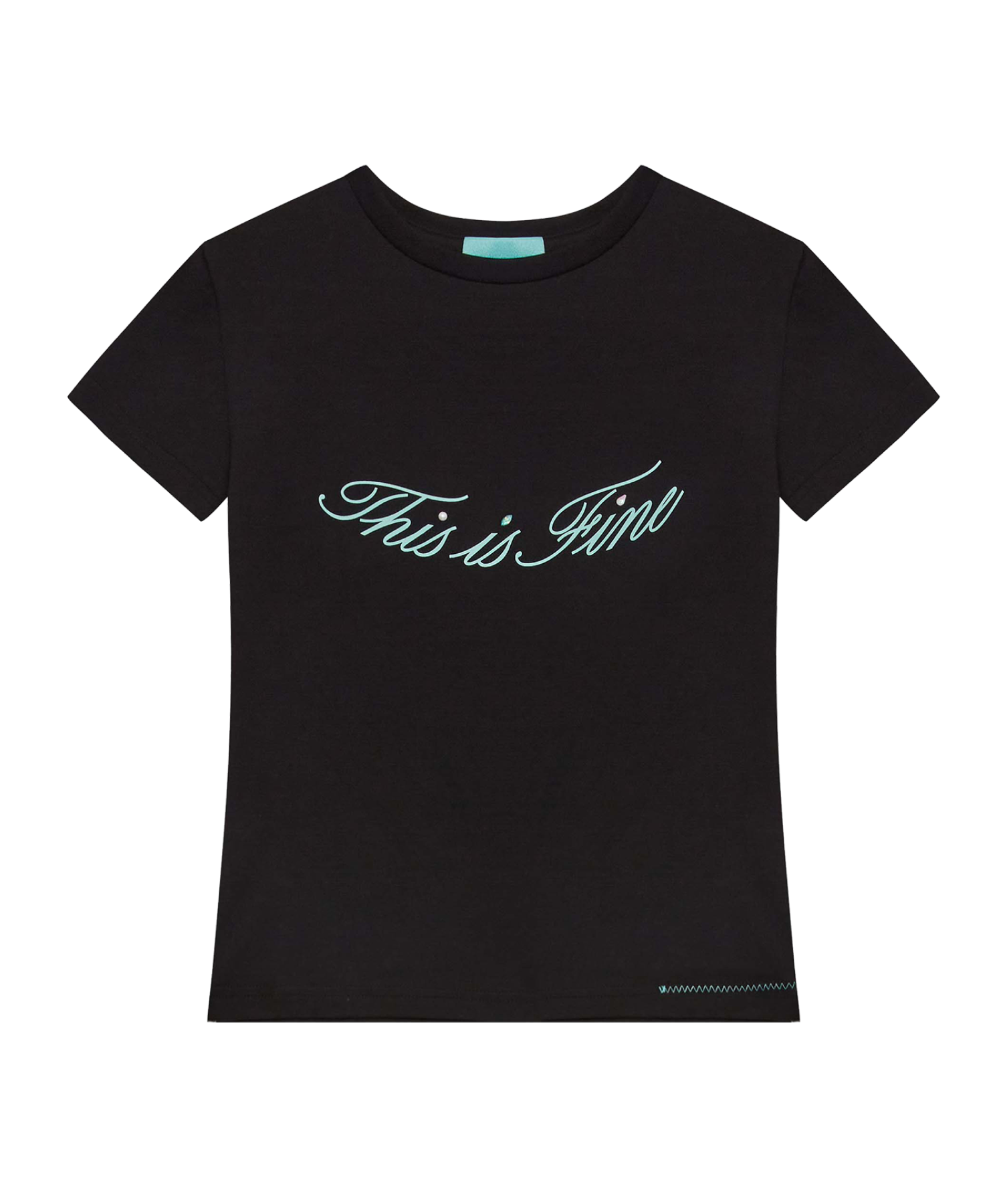 Cropped Signature Tee