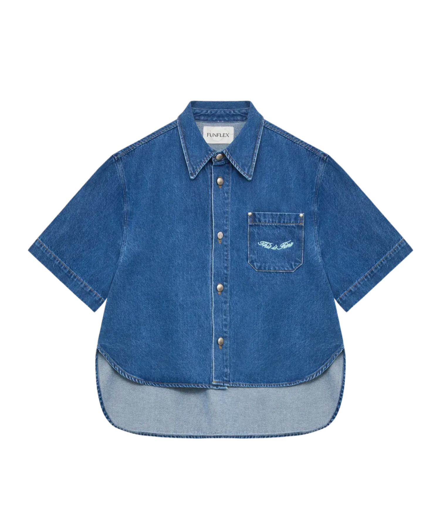 Denim Short Overshirt ( Collab. FUNFLEX )