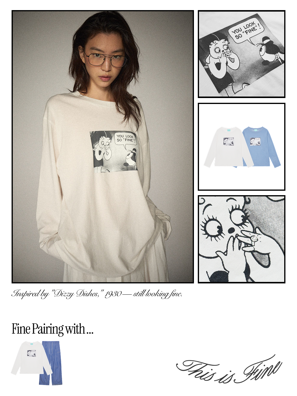 Look So Fine Graphic LS Tee