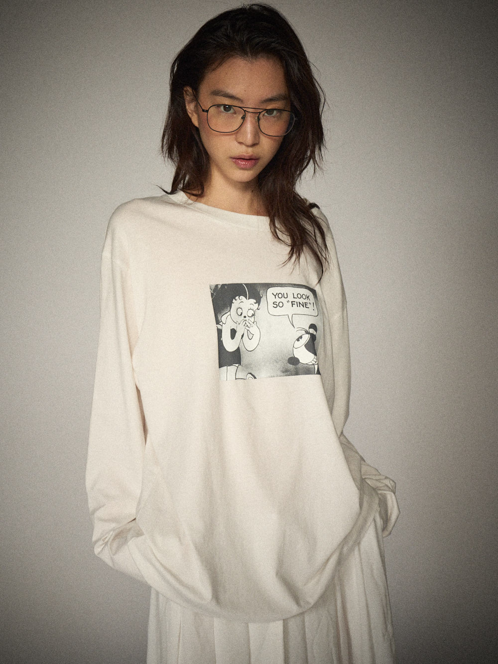 Look So Fine Graphic LS Tee