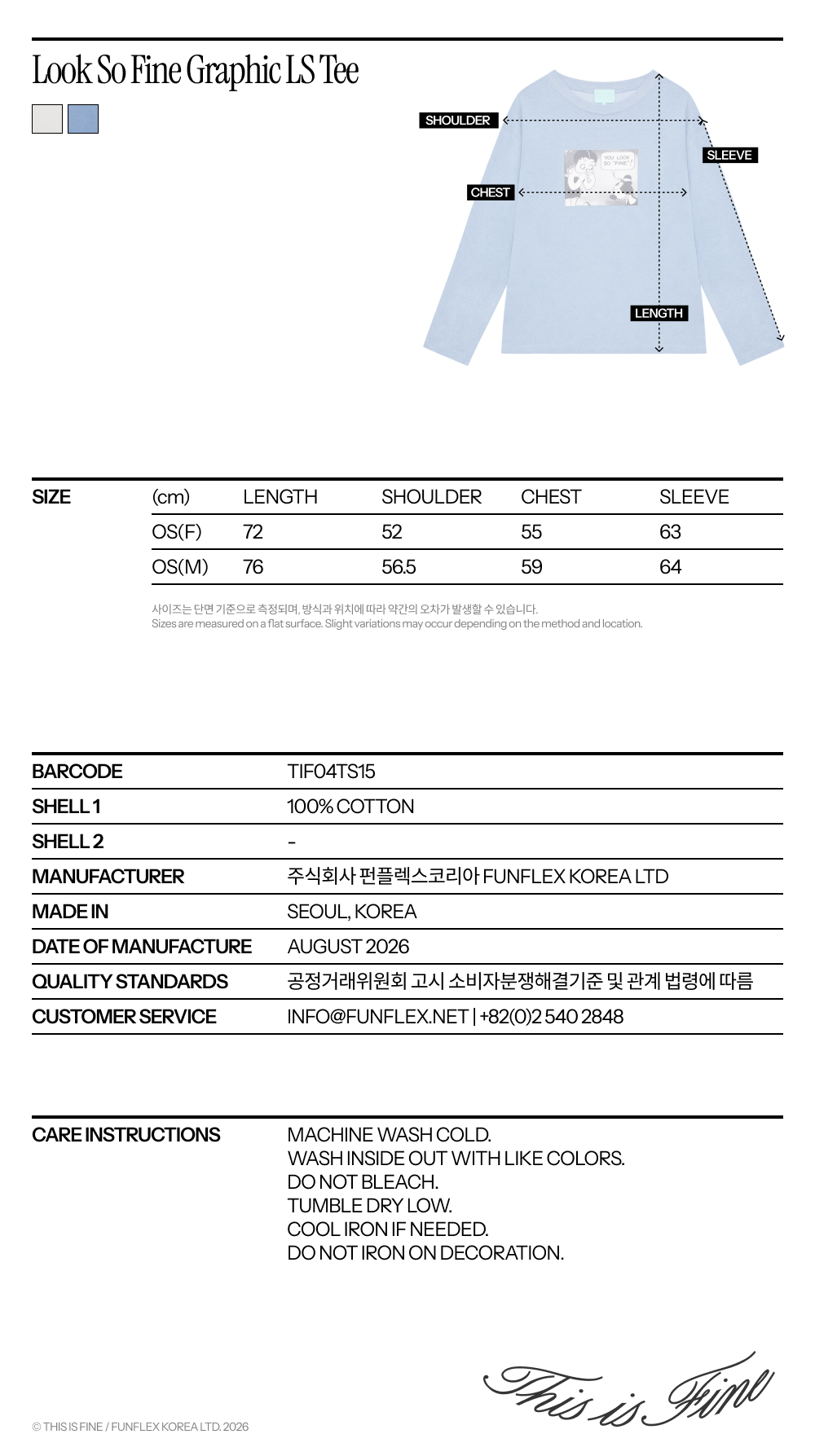 Look So Fine Graphic LS Tee