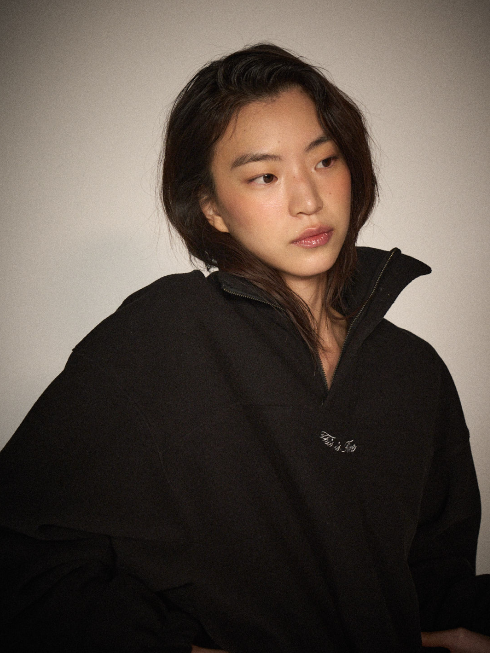Quarter-Zip Balloon Pullover Fleece