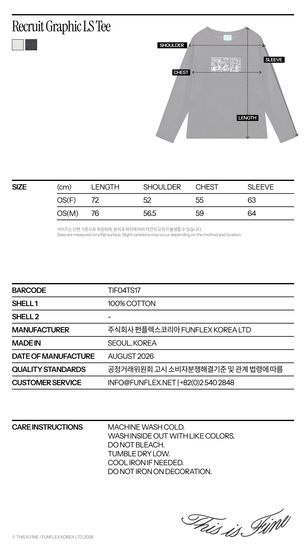 Recruit Graphic LS Tee