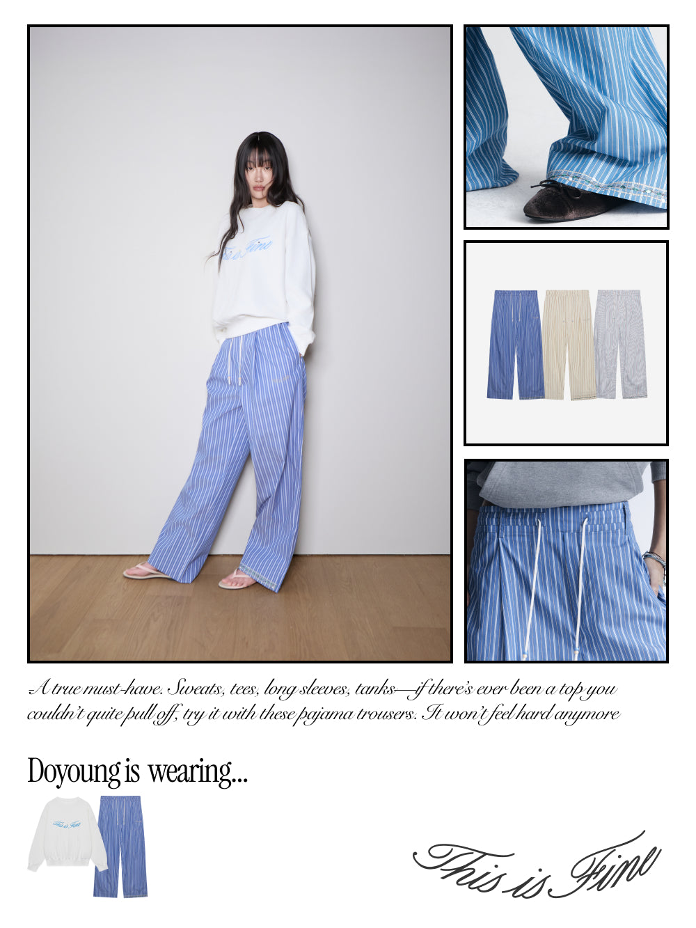 Wide Pajama Trousers