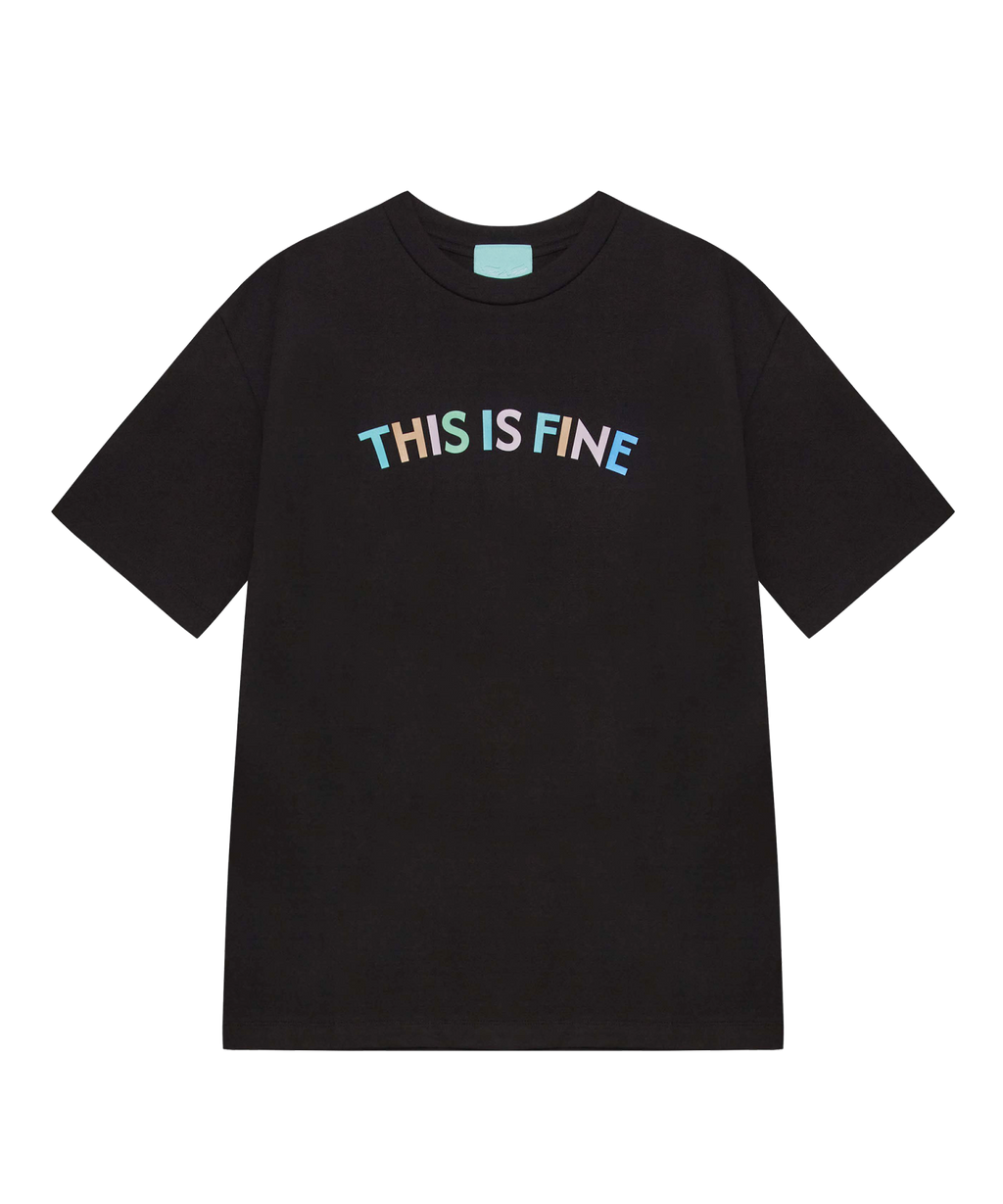 マルチカラー ロゴTシャツ