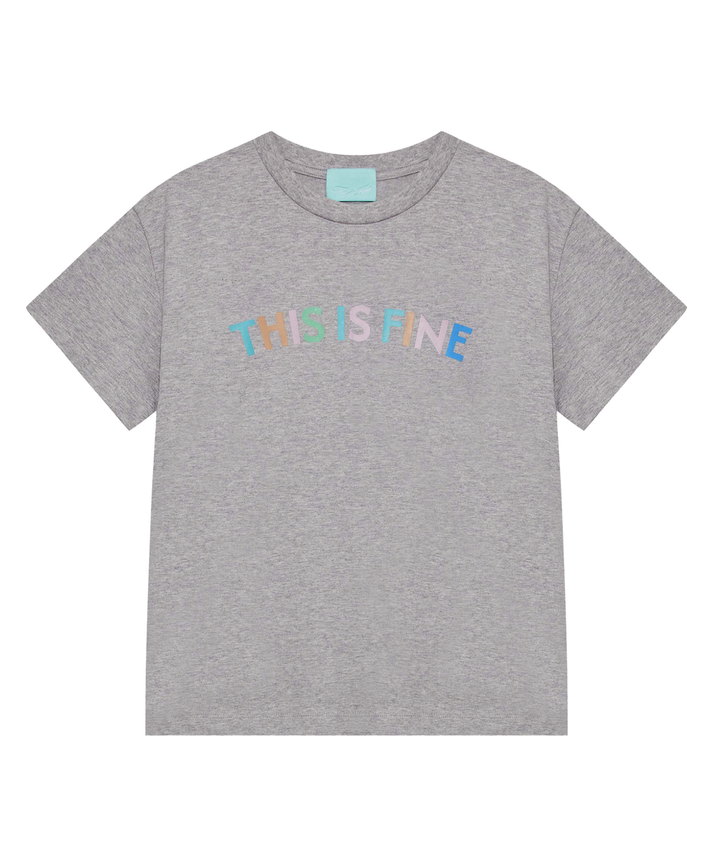 マルチカラー ロゴTシャツ