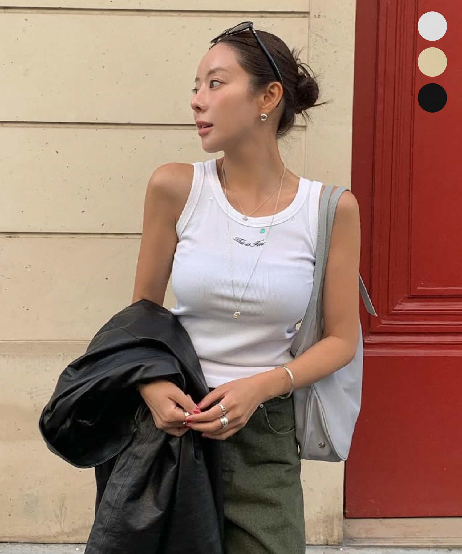 Ribbed Sleeveless Top