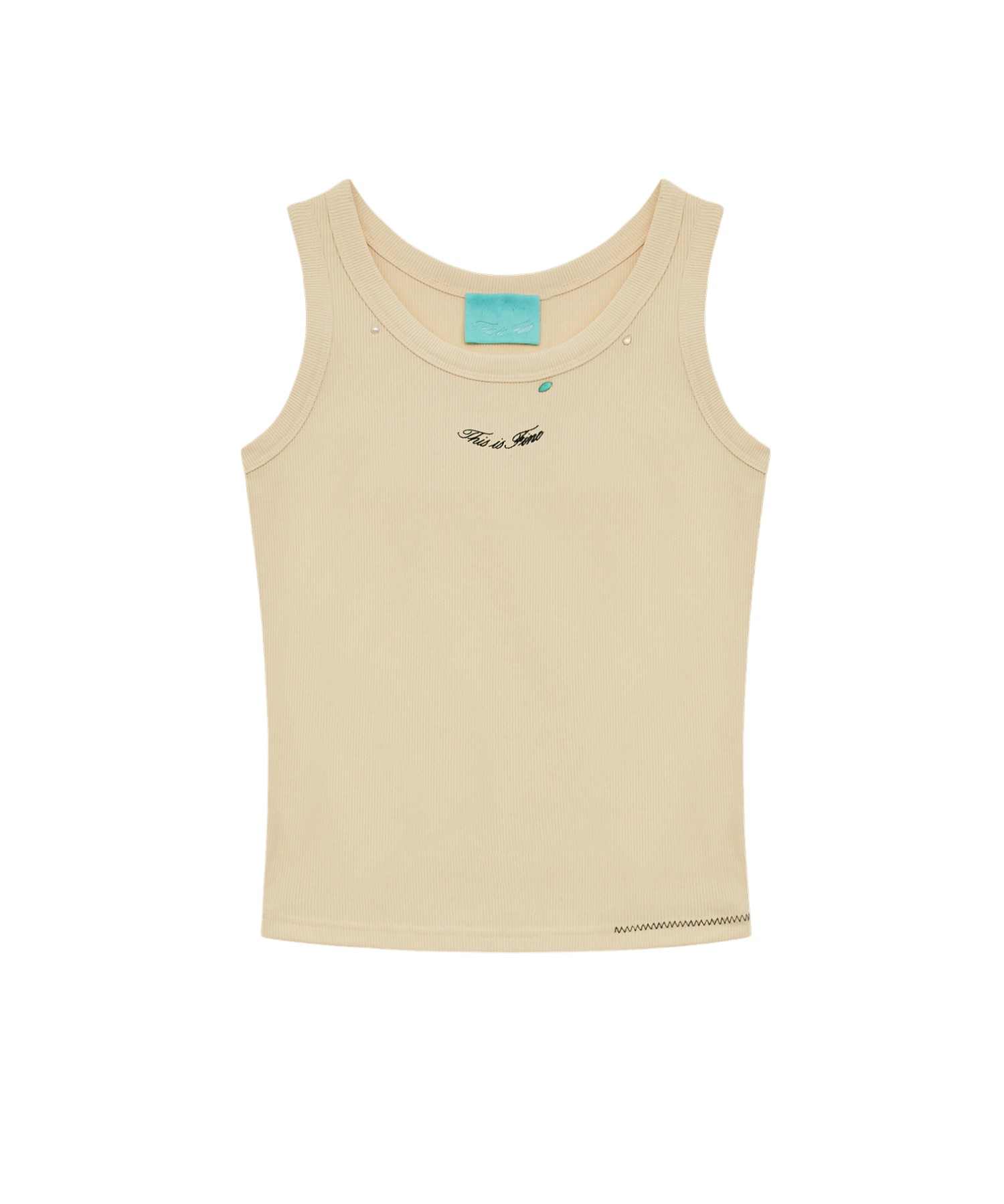 Ribbed Sleeveless Top