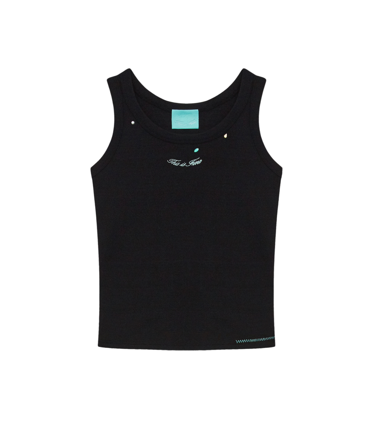 Ribbed Sleeveless Top