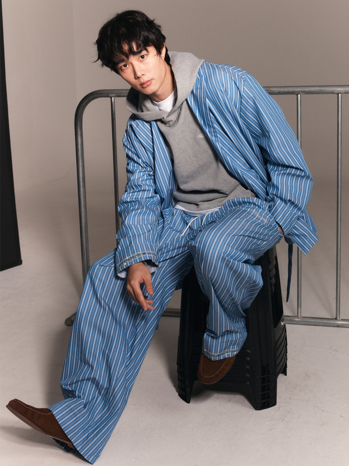 Belted Pajama Double Jacket