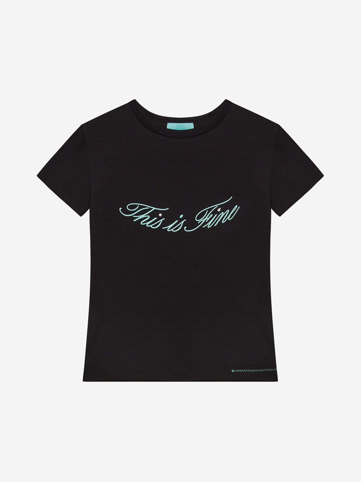Cropped Signature Tee