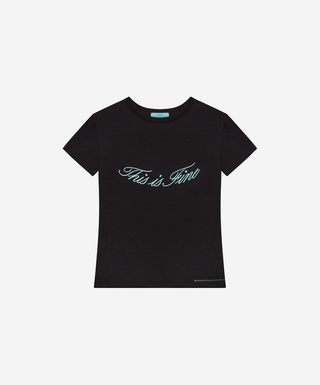 クロップド シグネチャーTシャツ