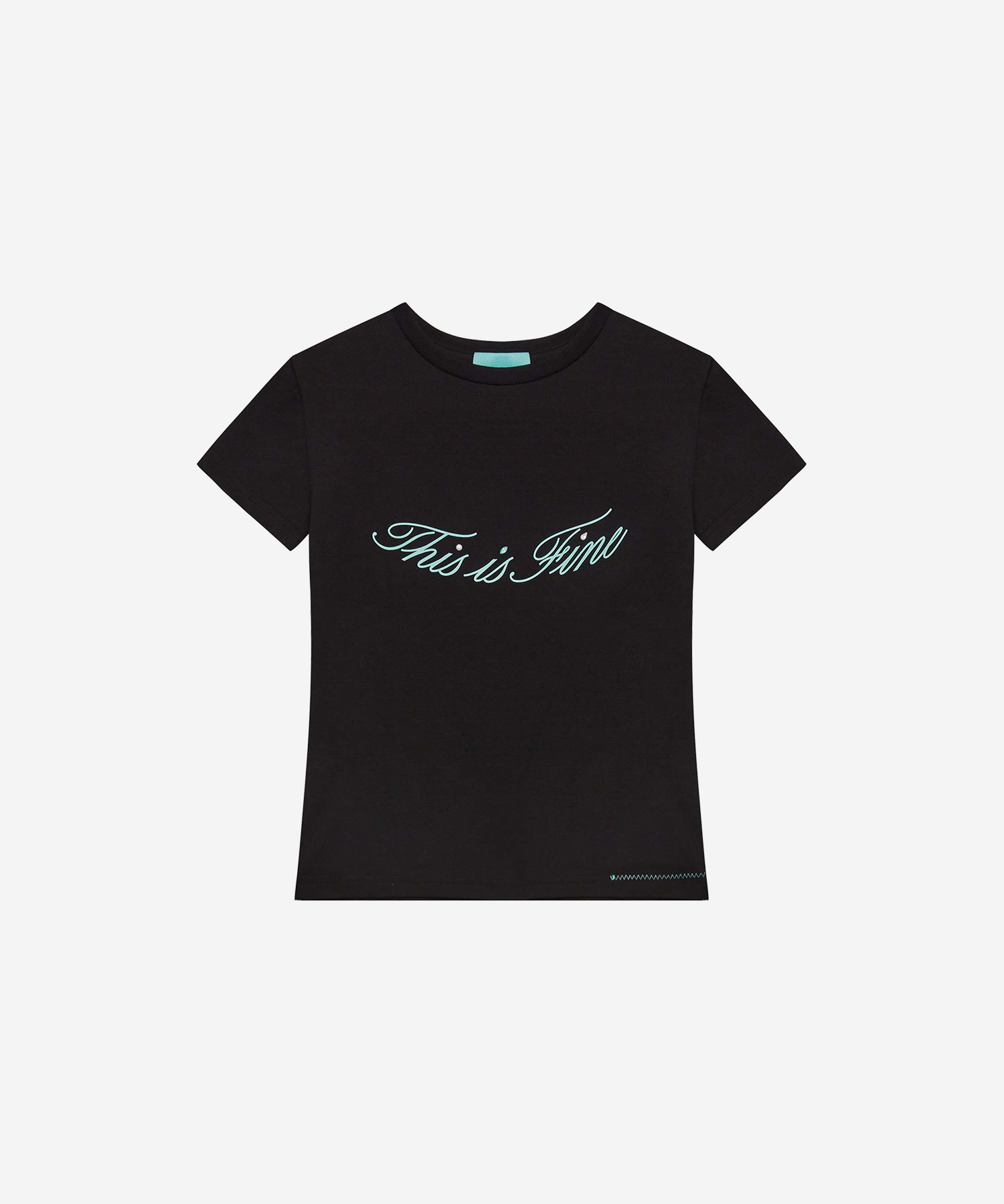 クロップド シグネチャーTシャツ