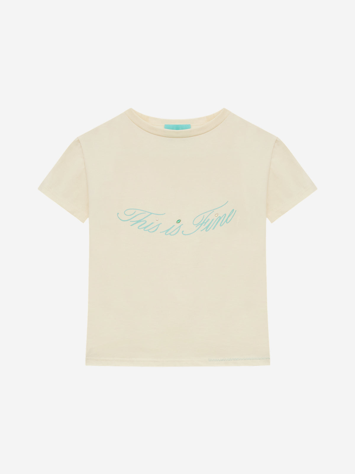 Cropped Signature Tee