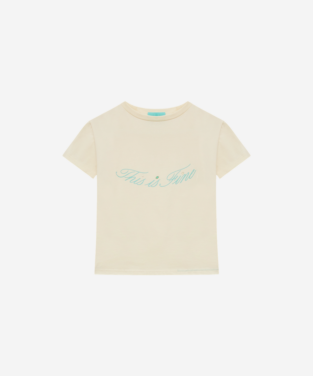 クロップド シグネチャーTシャツ
