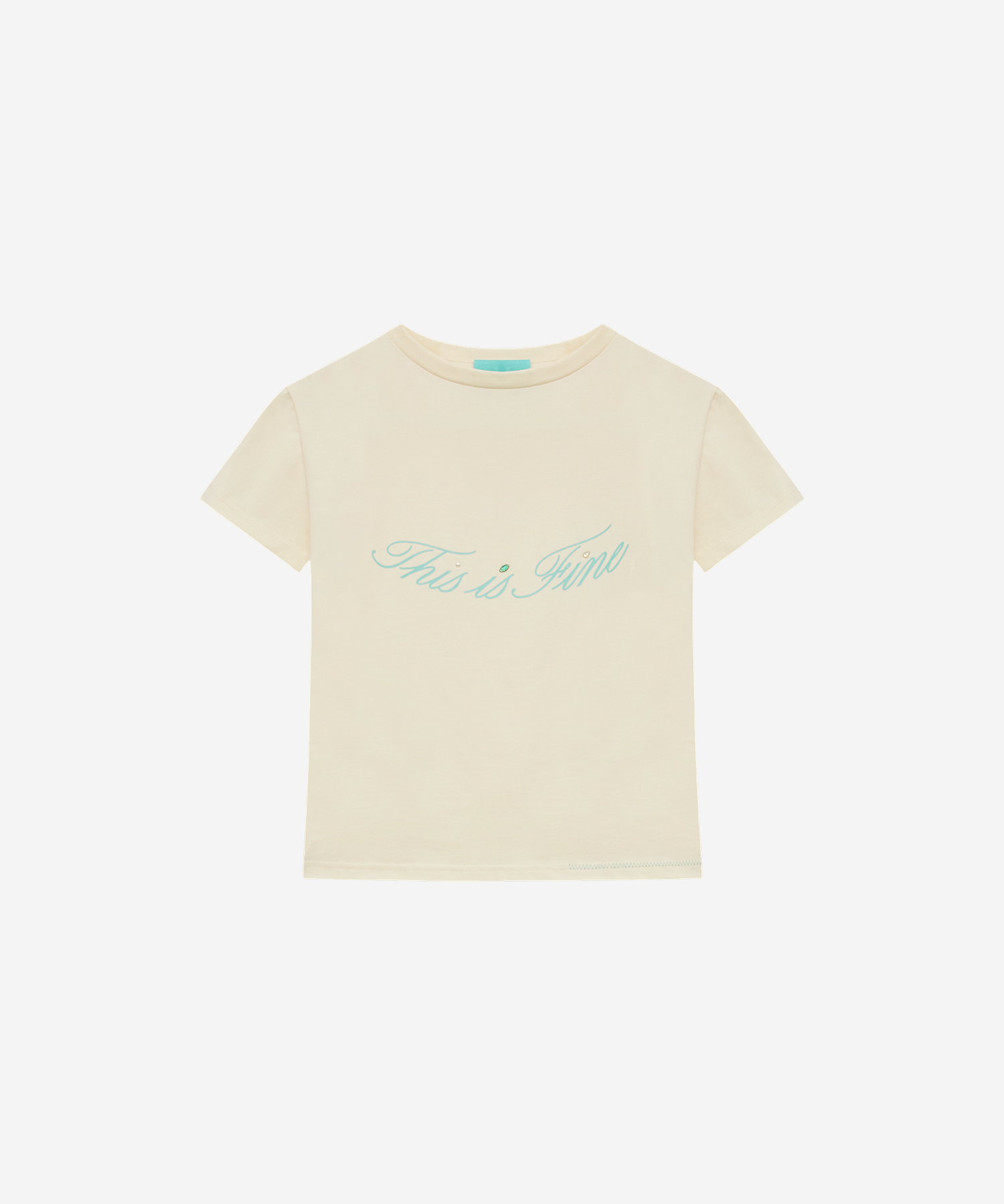 クロップド シグネチャーTシャツ