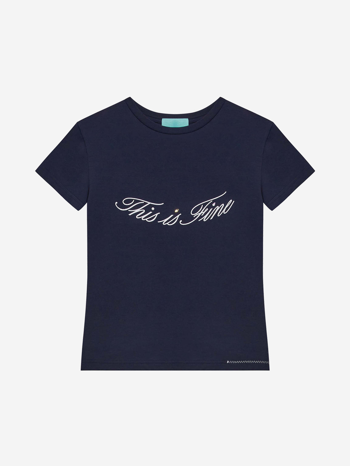 Cropped Signature Tee