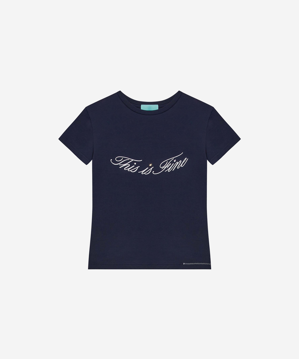 クロップド シグネチャーTシャツ