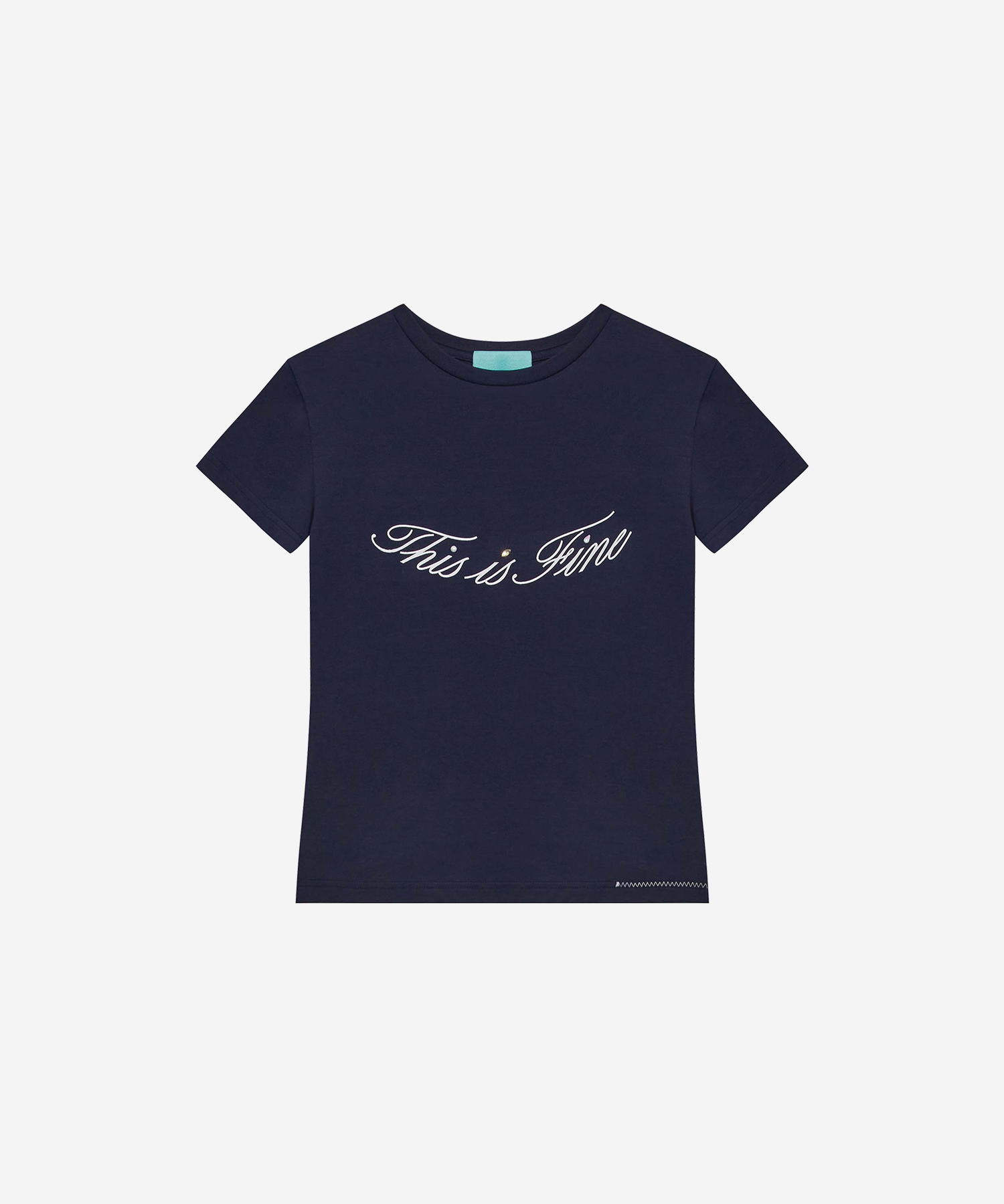 クロップド シグネチャーTシャツ
