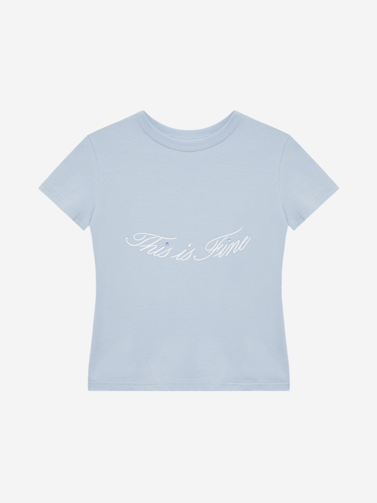 Cropped Signature Tee