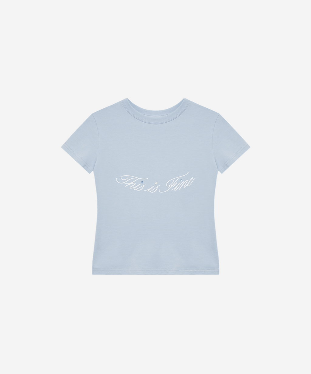 クロップド シグネチャーTシャツ
