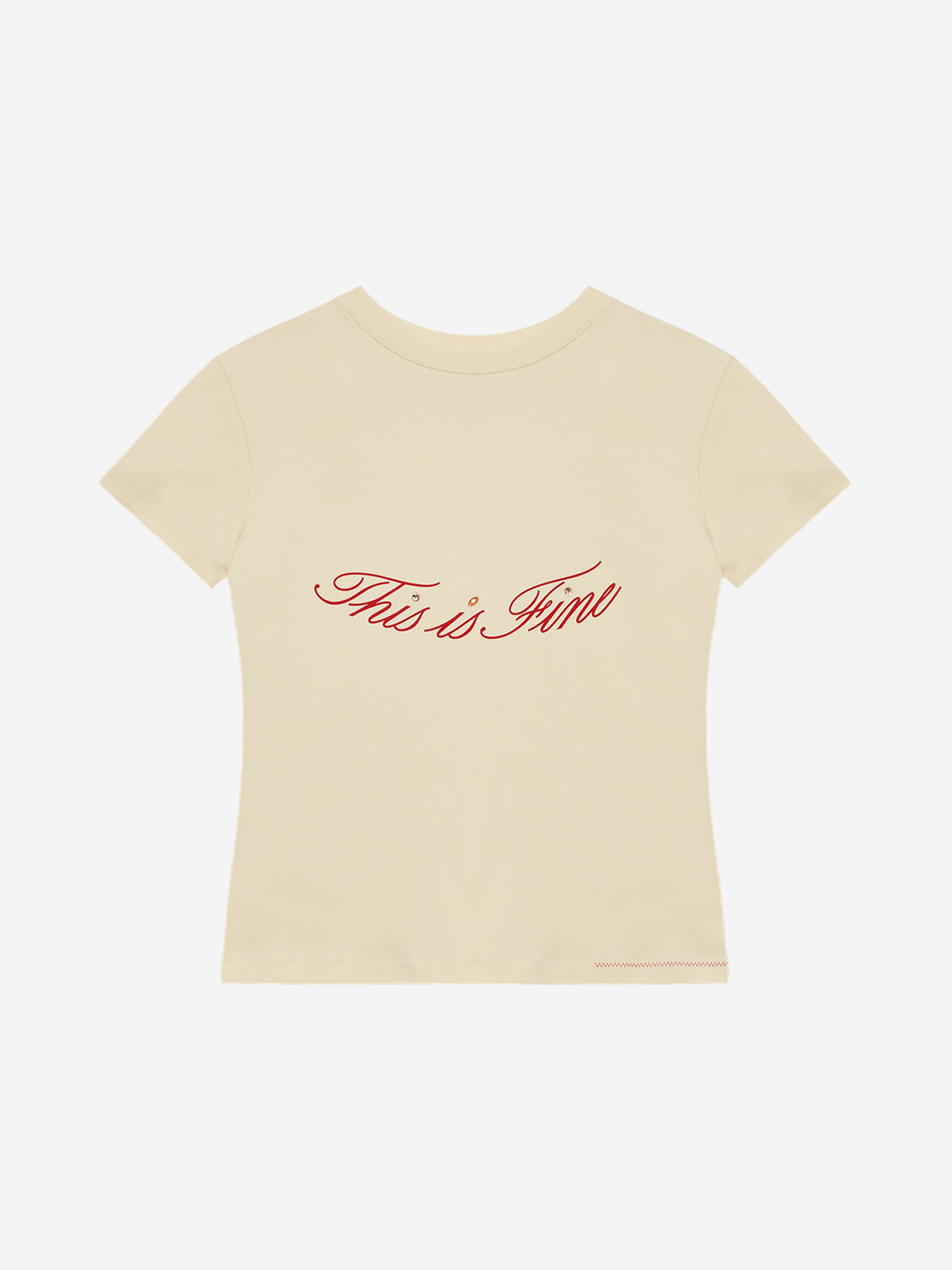 Cropped Signature Tee