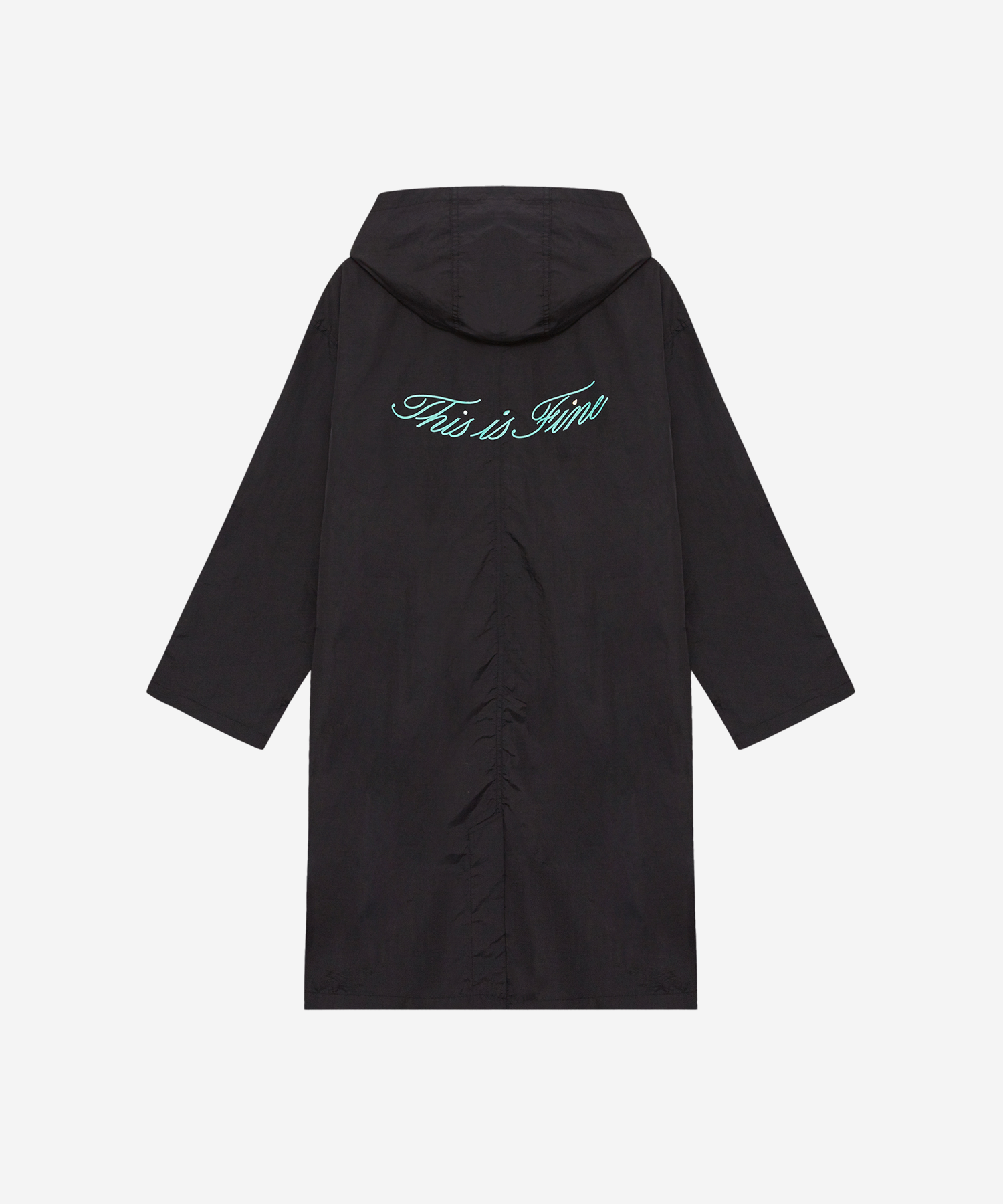 フード付きシングルコート