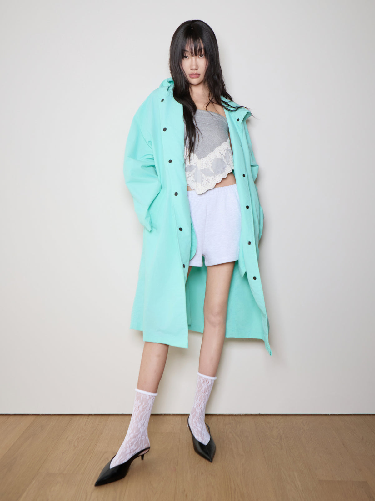 Hooded Single Coat