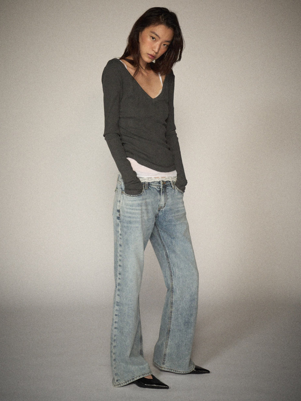 Low Rise Flare Jean