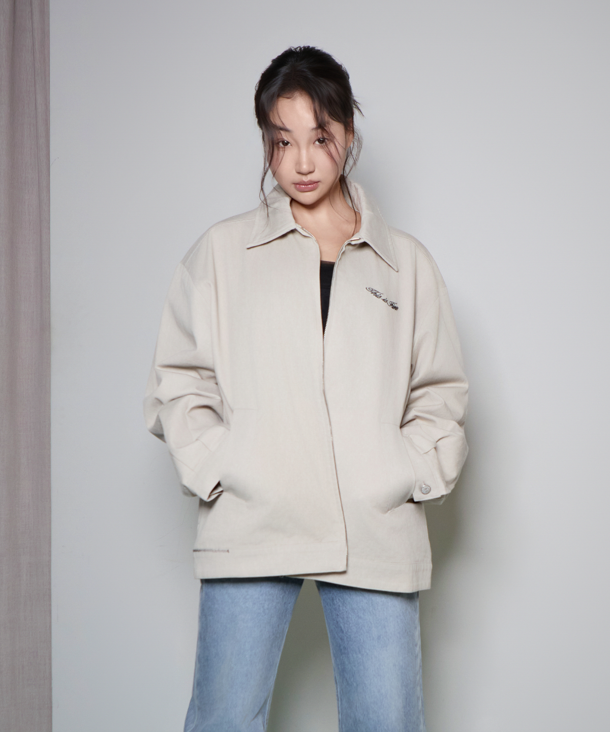 THIS IS FINE Oversized Work Jacket Seoul Made Fine Casual (1)