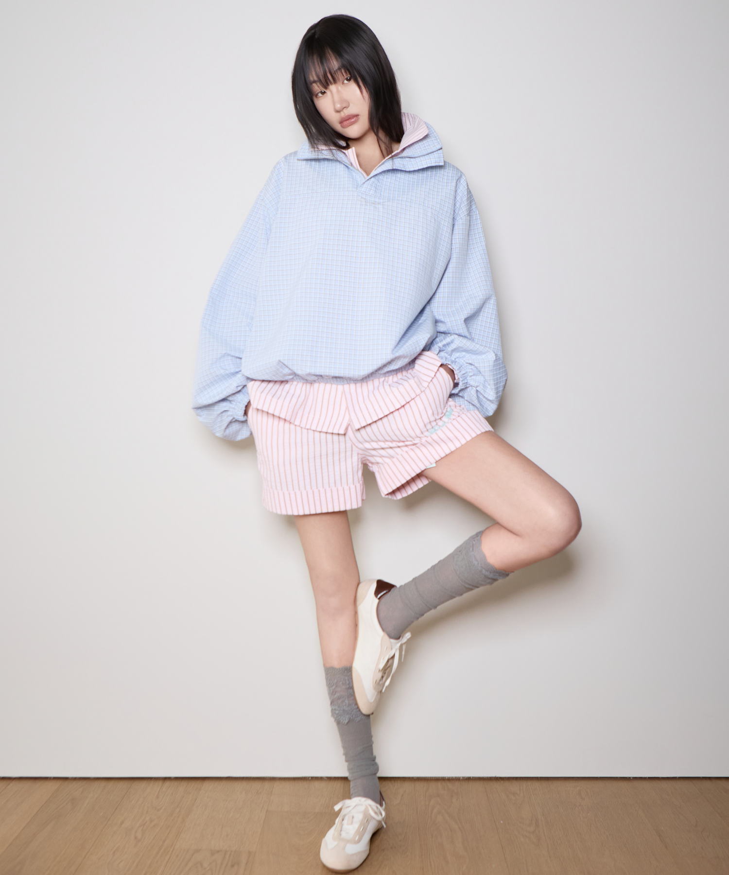 파자마 쇼츠 핑크