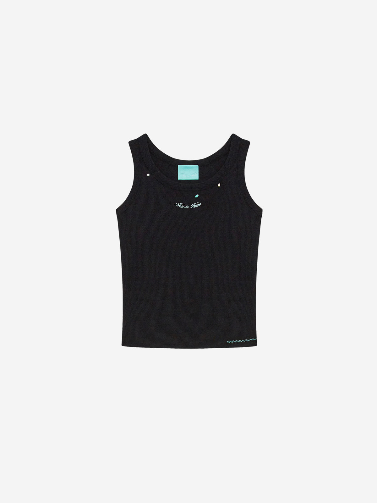 Ribbed Sleeveless Top