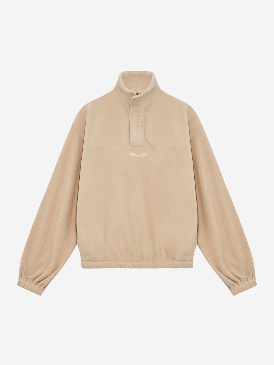 Quarter-Zip Balloon Pullover Fleece