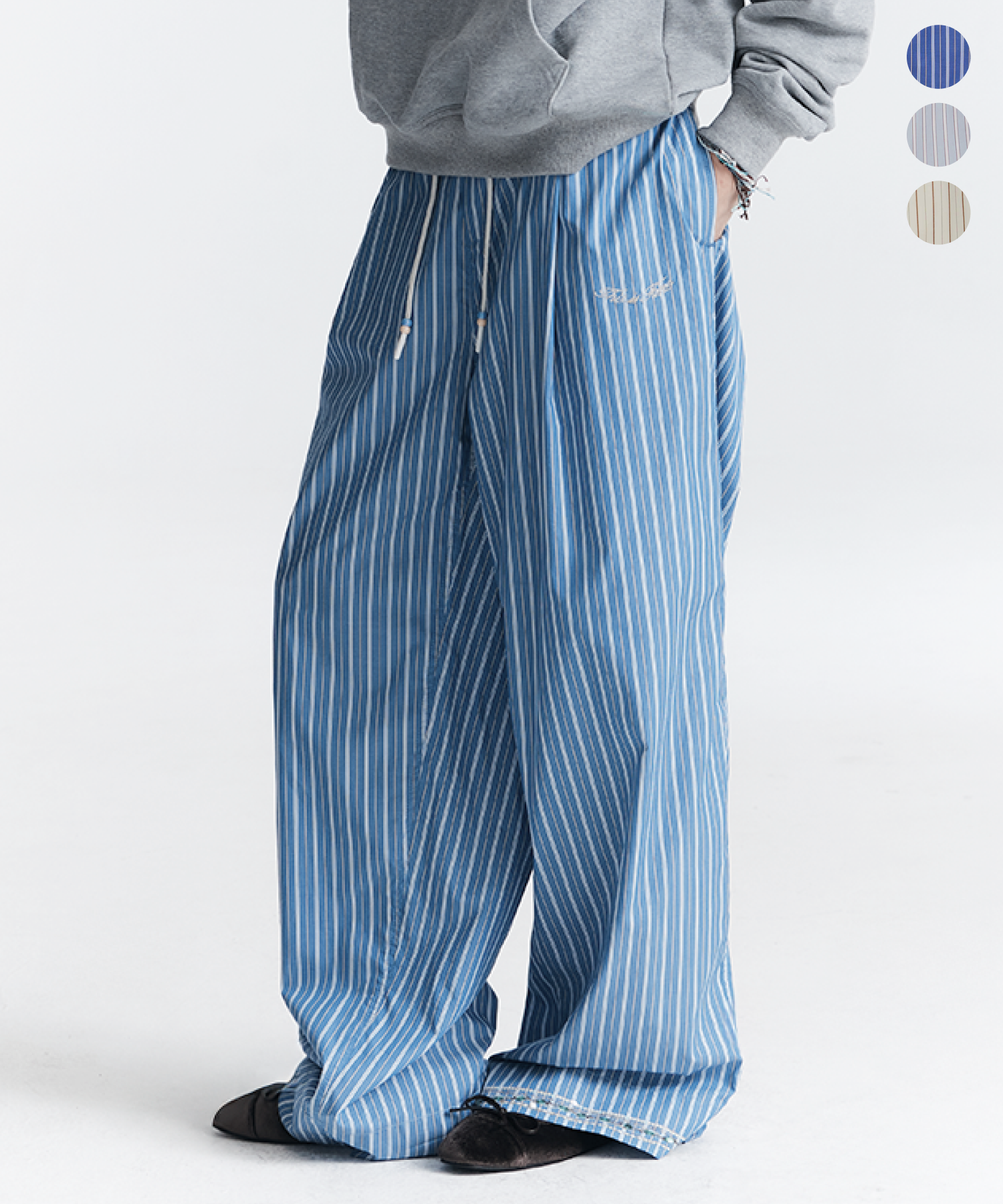 Wide Pajama Trousers